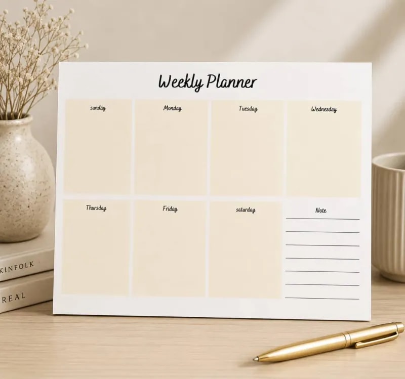 Weekly planner