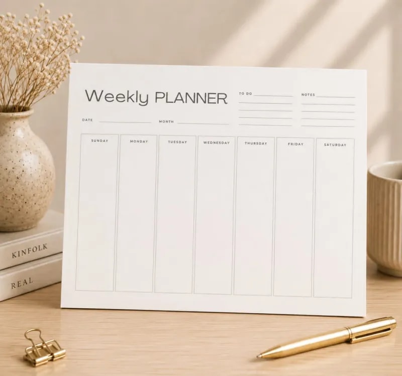 Weekly planner