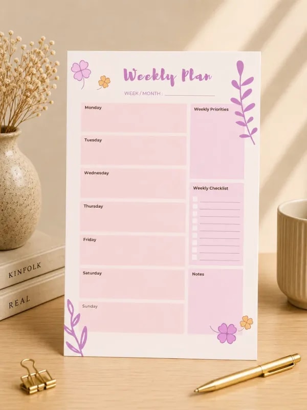 Weekly planner